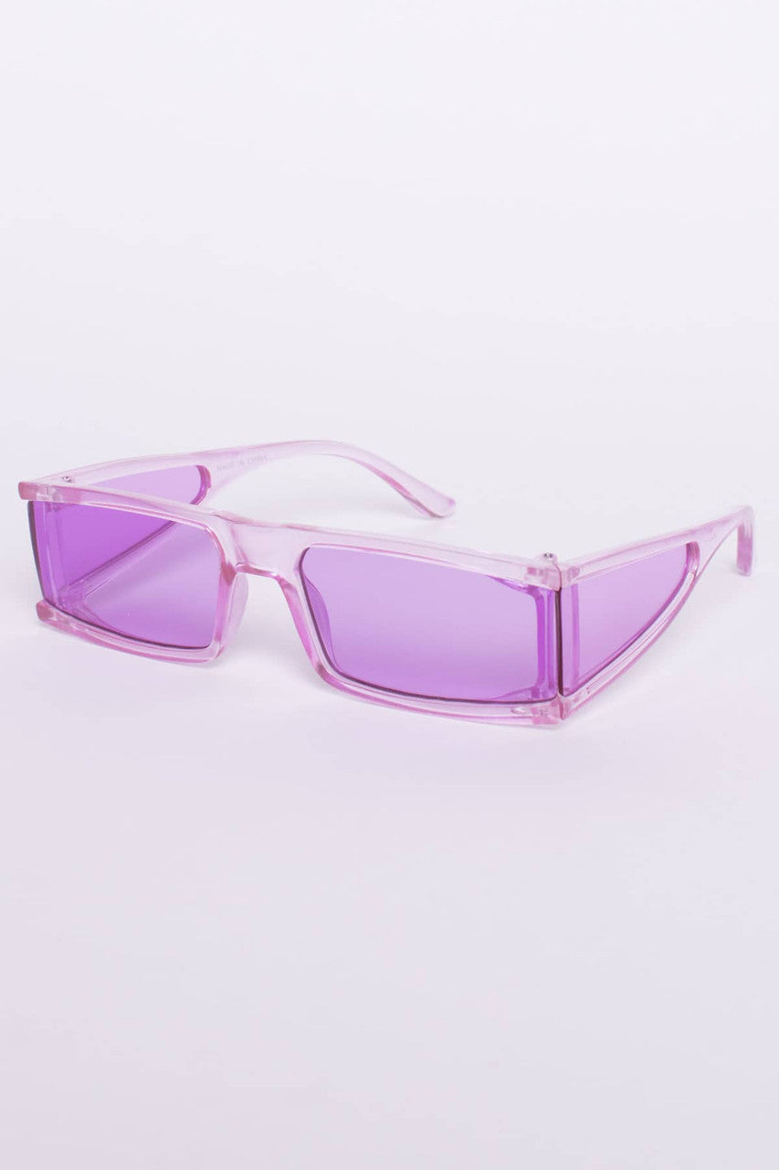 Rectangle Acetate Sunglasses