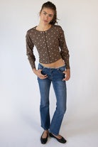 Released Waistband Low Rise Jeans