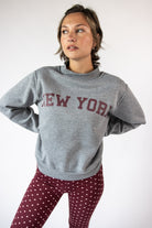 Reversible Mock Neck Graphic Sweatshirt