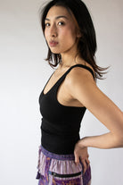 Padded Shelf Bra Ribbed Tank Top