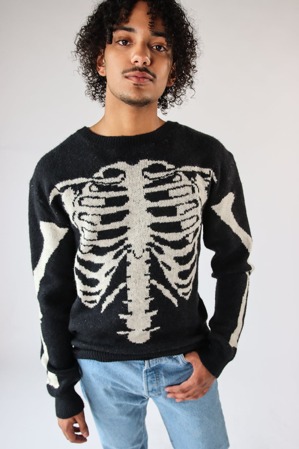 X-Ray Charcoal Sweater