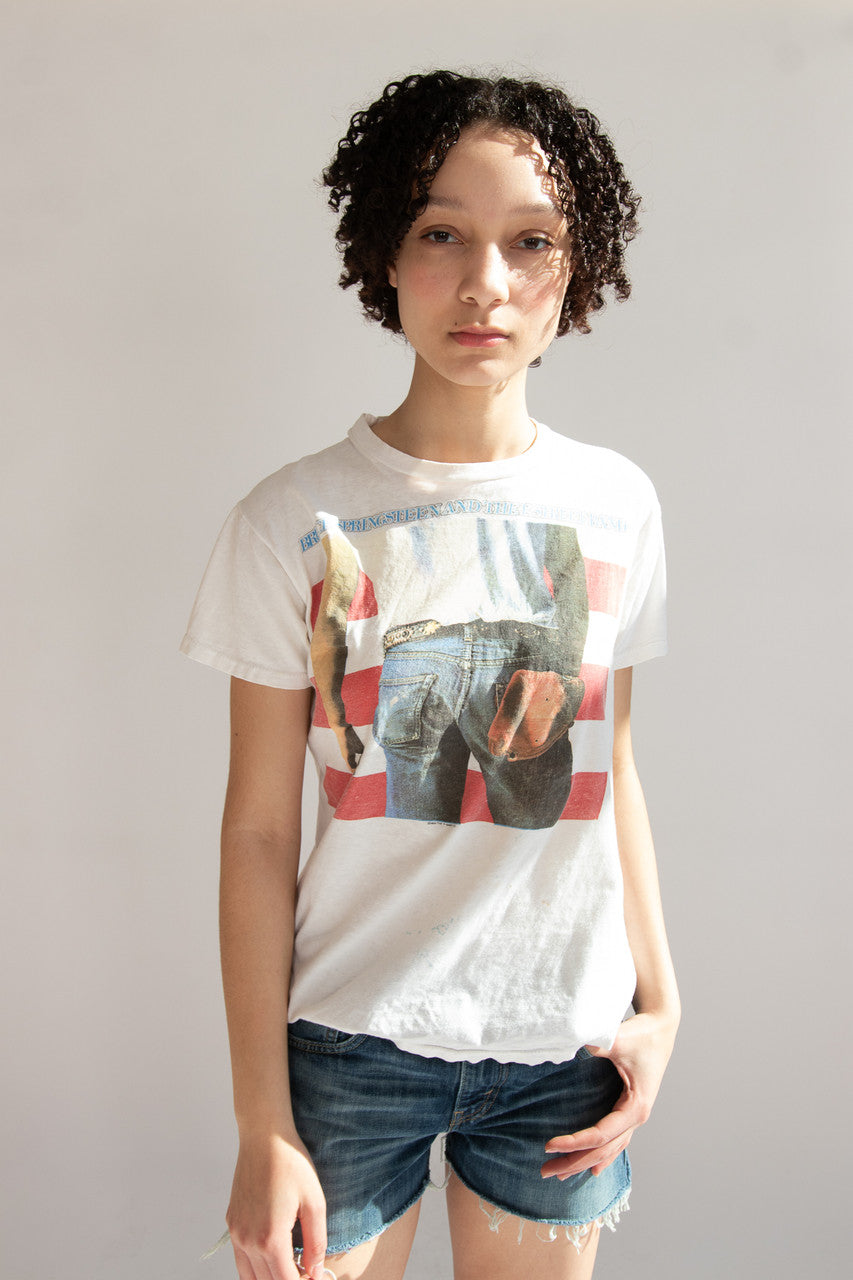 Vintage Bruce Springsteen Born In The USA World Tour T-Shirt (1984)