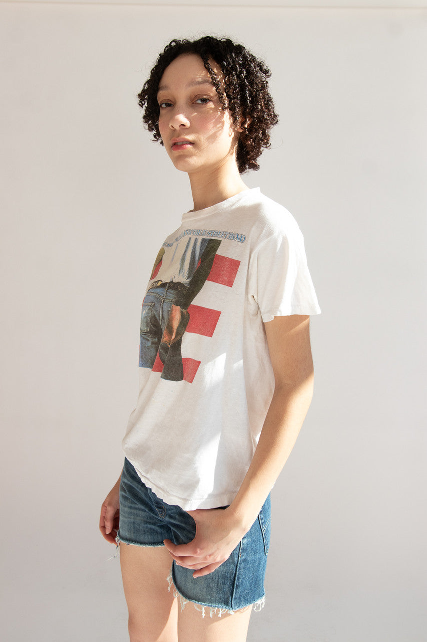 Vintage Bruce Springsteen Born In The USA World Tour T-Shirt (1984)