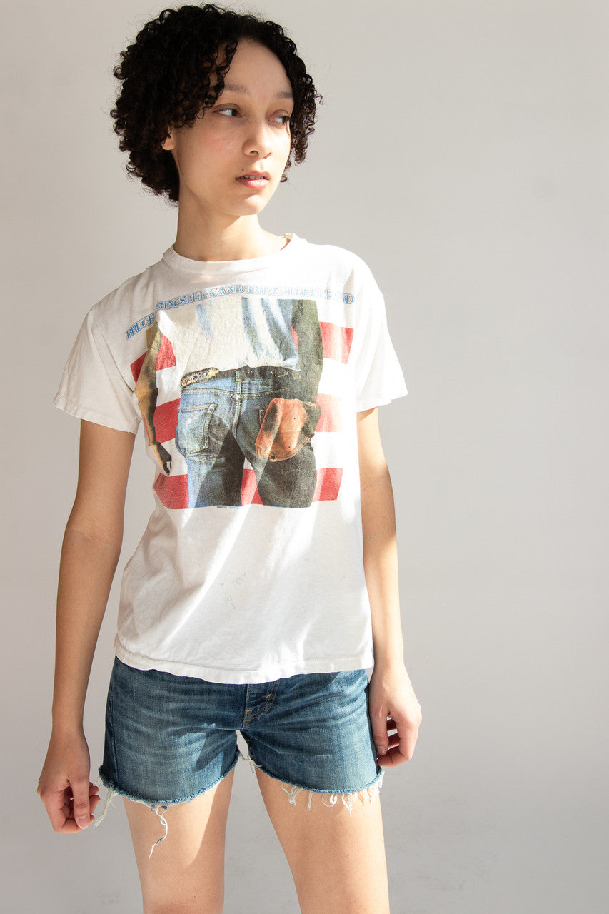 Vintage Bruce Springsteen Born In The USA World Tour T-Shirt (1984)
