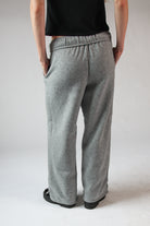 Rolled Top Wide Leg Sweatpants