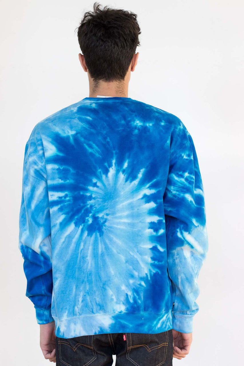 Royal Swirl Tie Dye Sweatshirt