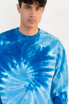 Royal Swirl Tie Dye Sweatshirt