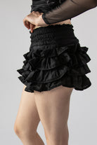 Ruffled Tiered Shorts