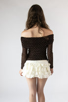Ruffled Tiered Shorts