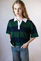 Stripe Rugby Polo