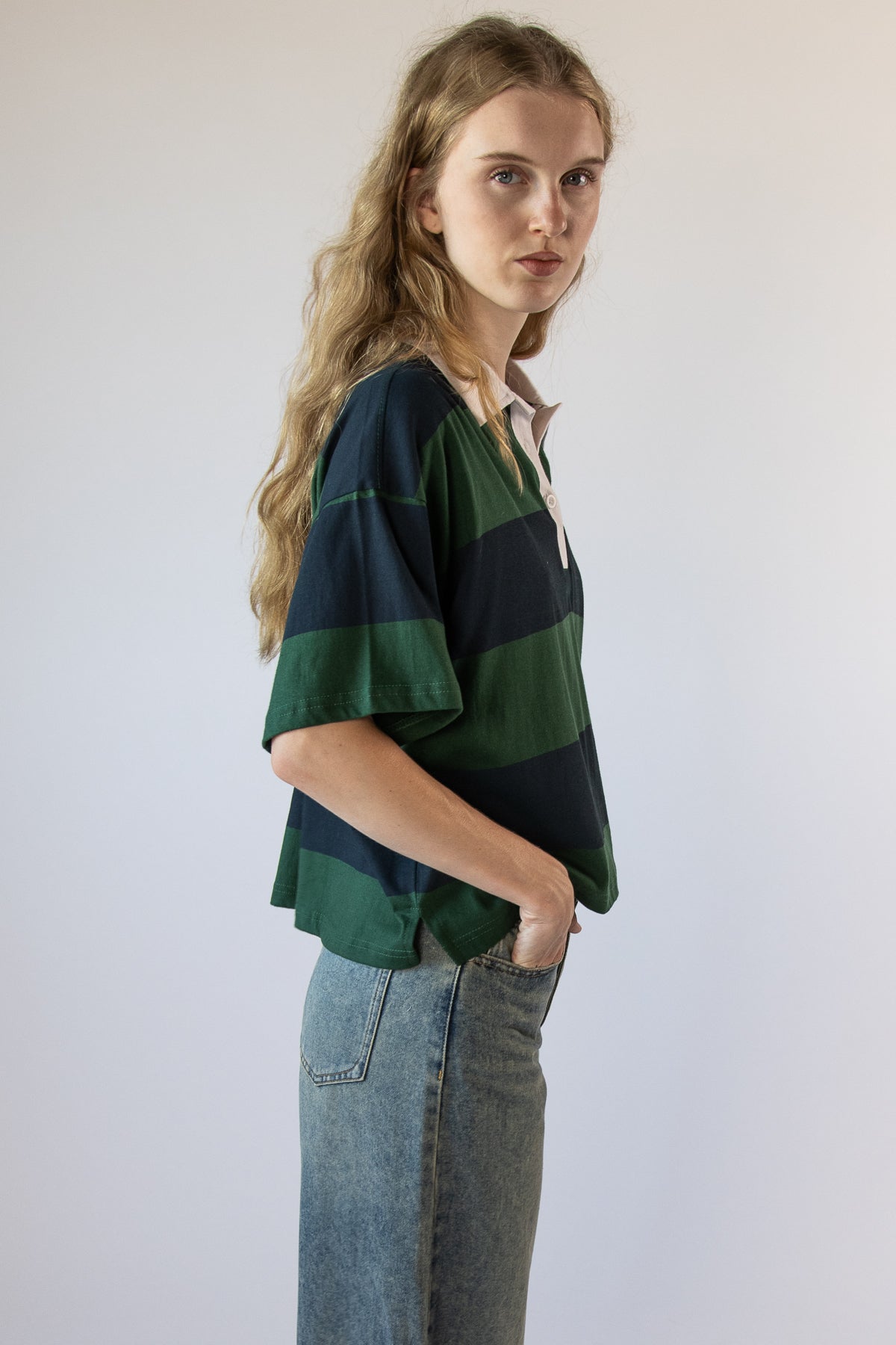 Stripe Rugby Polo