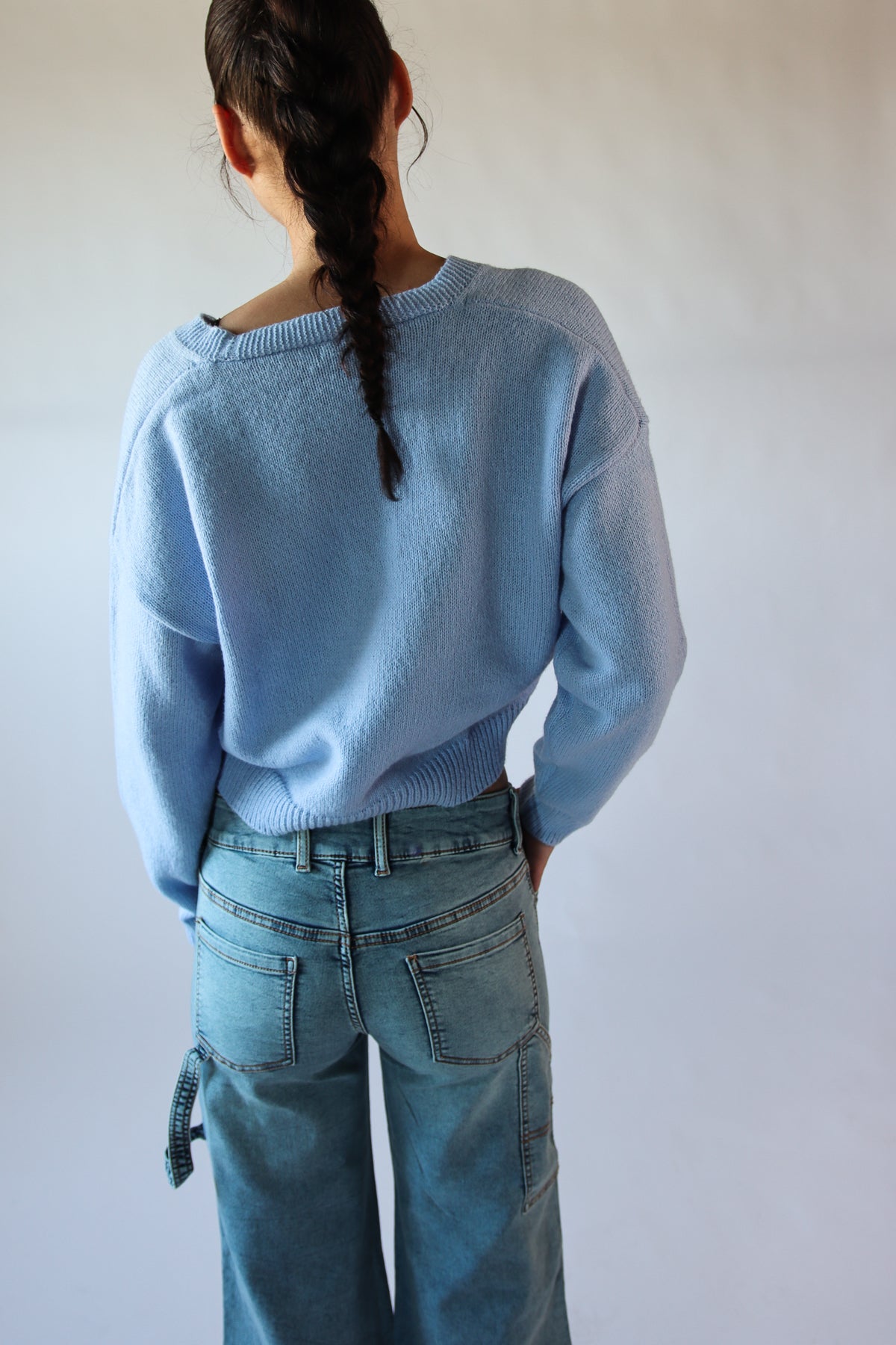 Ocean Life Crochet Applique Cardigan