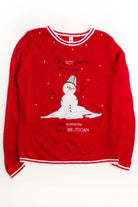 Red Funny Family Gathering Ugly Christmas Pullover 58997