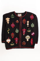 Black Ugly Christmas Cardigan 58998