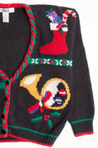 Black Ugly Christmas Cardigan 60002