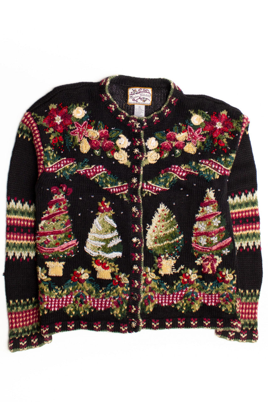 Black Ugly Christmas Cardigan 60005