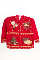 Red Ugly Christmas Cardigan 60009
