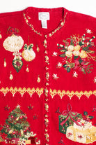Red Ugly Christmas Cardigan 60009