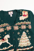 Green Ugly Christmas Cardigan 60010