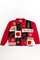 Red Ugly Christmas Cardigan 60011