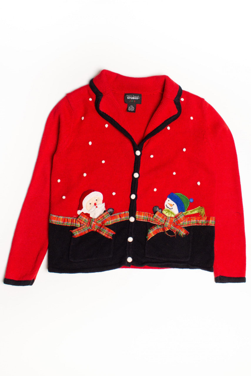 Red Ugly Christmas Cardigan 60013