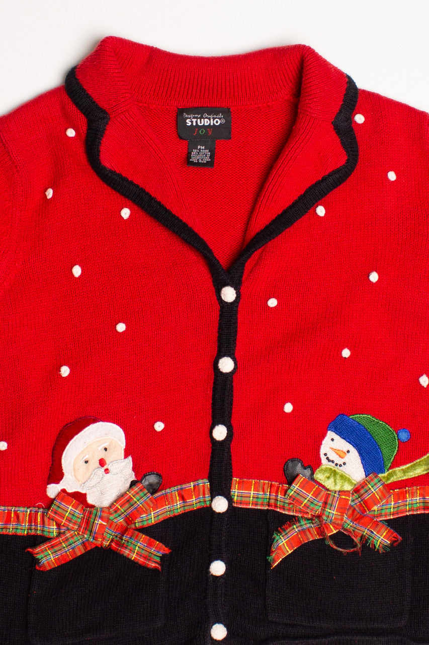 Red Ugly Christmas Cardigan 60013