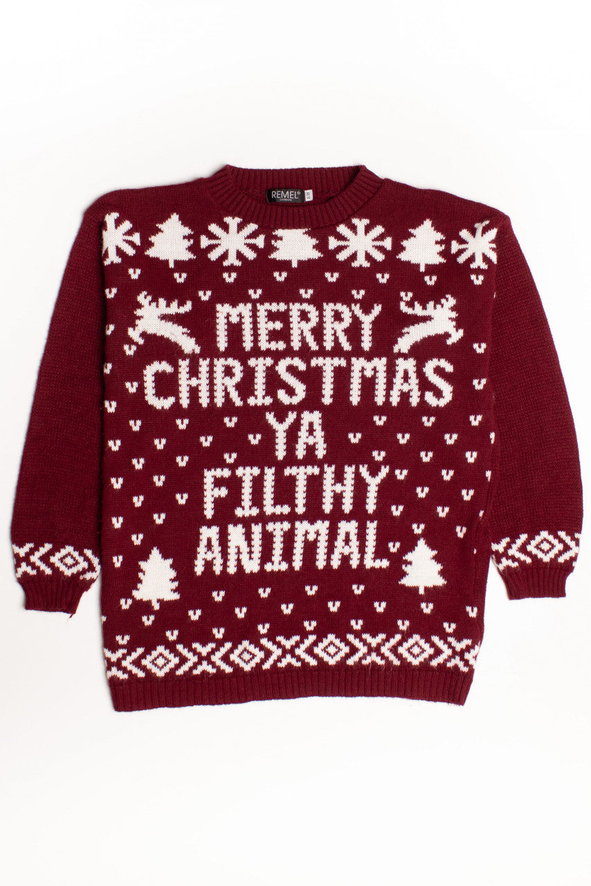 Red Ugly Christmas Pullover 60015
