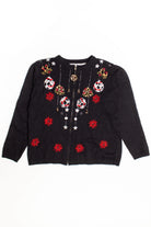 Black Ugly Christmas Cardigan 60017