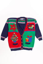 Multicolor Ugly Christmas Cardigan 60023