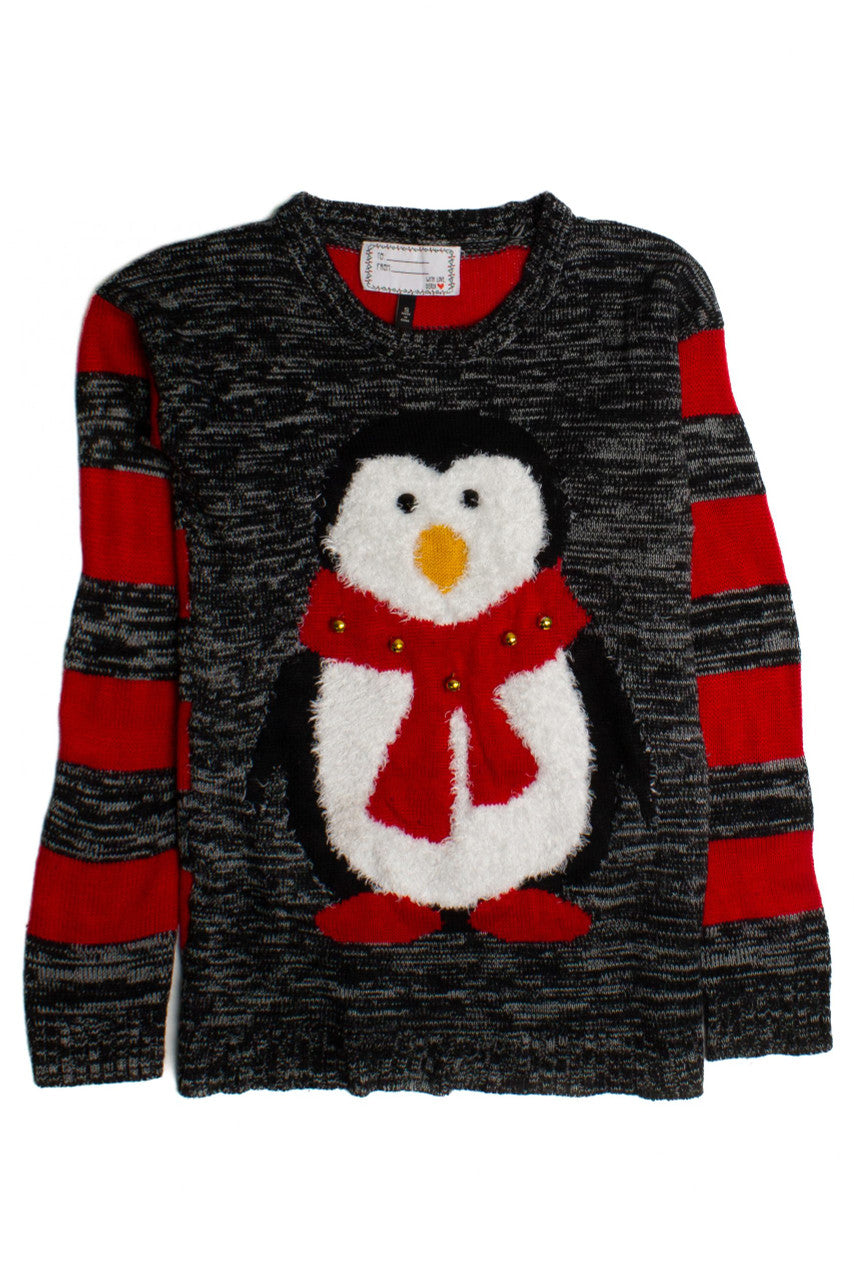 Red Penguin Ugly Christmas Pullover 60045