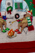 Camping Reindeer Ugly Christmas Pullover 60052