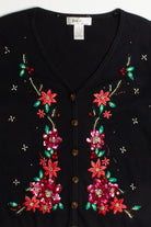 Black Ugly Christmas Cardigan 60065