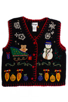 Black Ugly Christmas Vest 60072