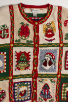Multicolor Knit Ugly Christmas Cardigan 60076