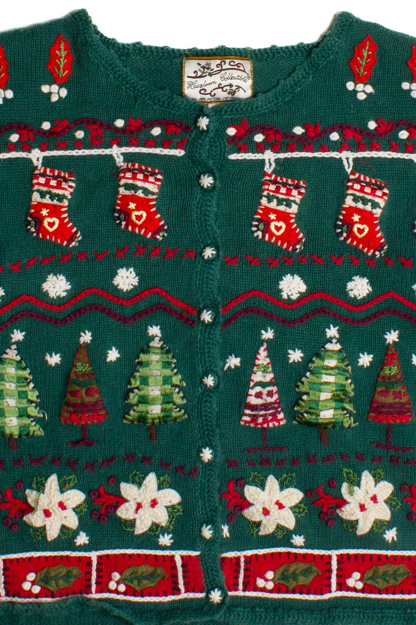 Green Ugly Christmas Cardigan 60086