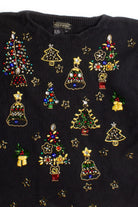 Black Ugly Christmas Cardigan 60094