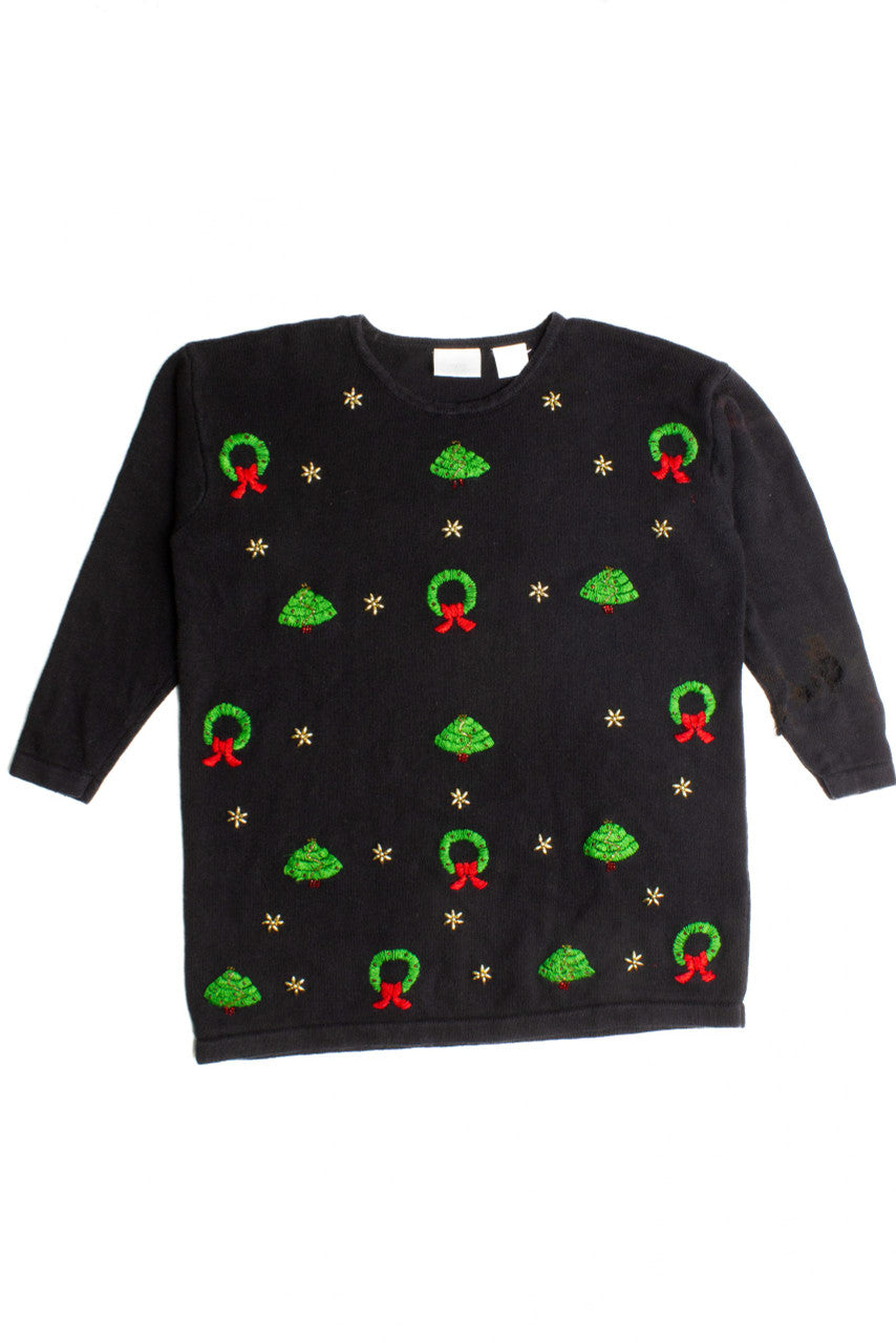 Black Ugly Christmas Pullover 60096