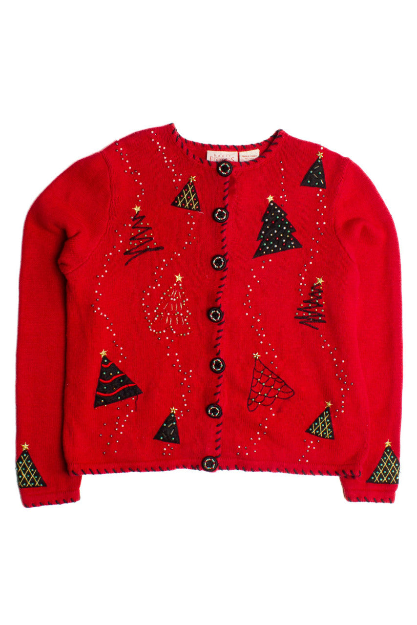 Basic Editions Ugly Christmas Cardigan 60101