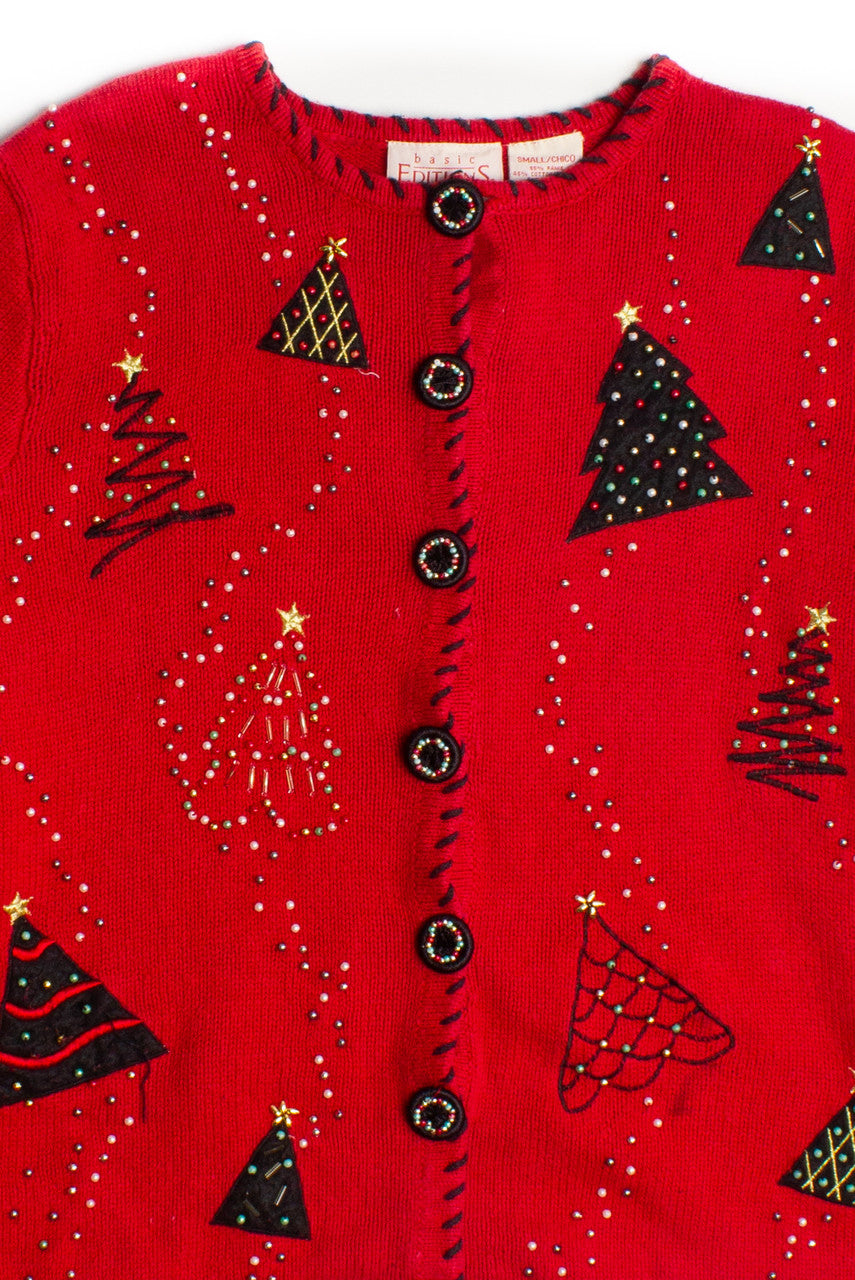 Basic Editions Ugly Christmas Cardigan 60101