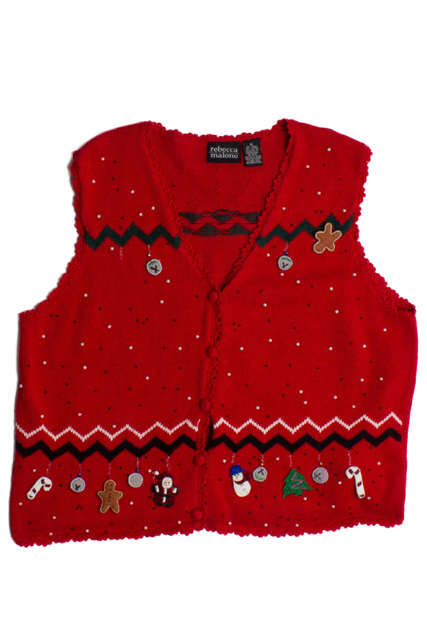 Red Ugly Christmas Vest 60105
