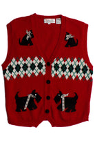Russian Terrier Ugly Christmas Sweater Vest 60108