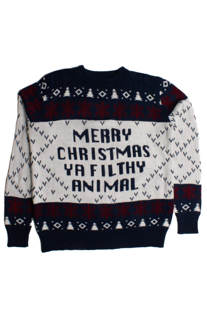 White Ugly Christmas Pullover 60112