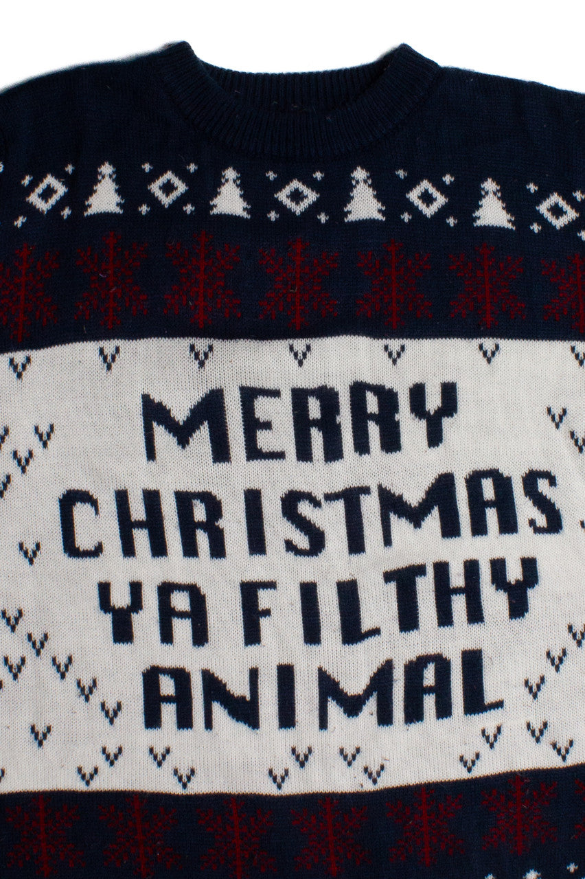 White Ugly Christmas Pullover 60112