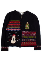 Black Ugly Christmas Cardigan 60128