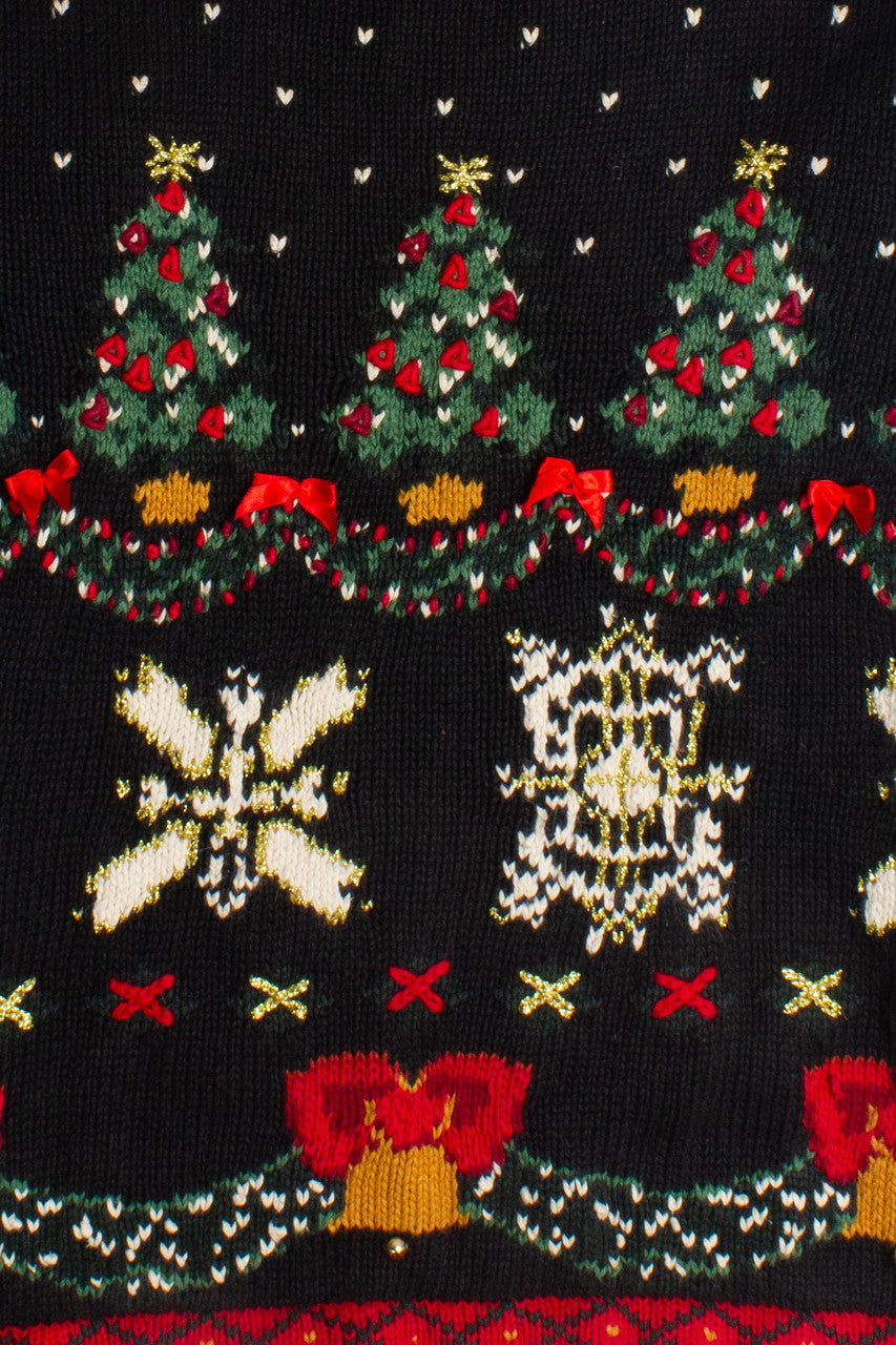 Black Ugly Christmas Pullover 60132