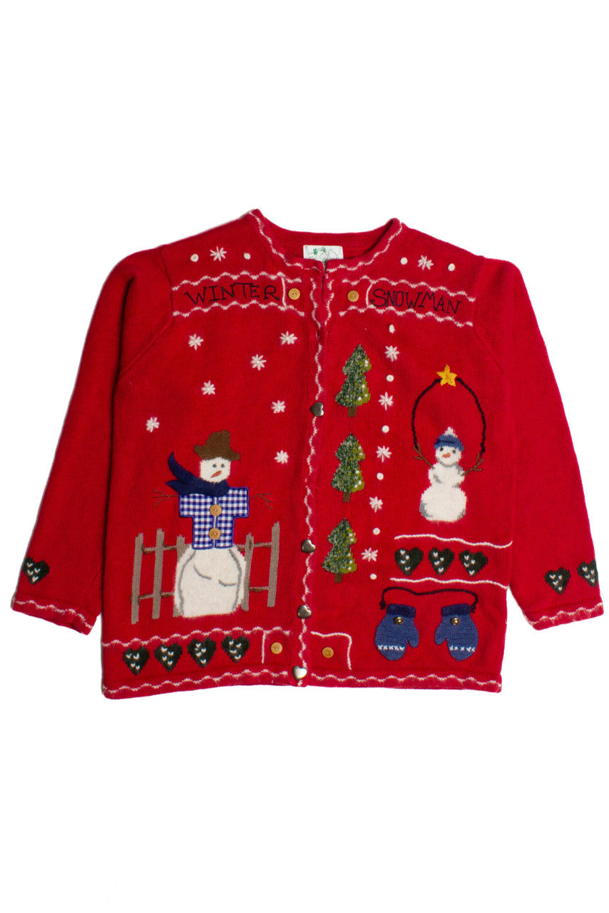 Red Ugly Christmas Cardigan 60136