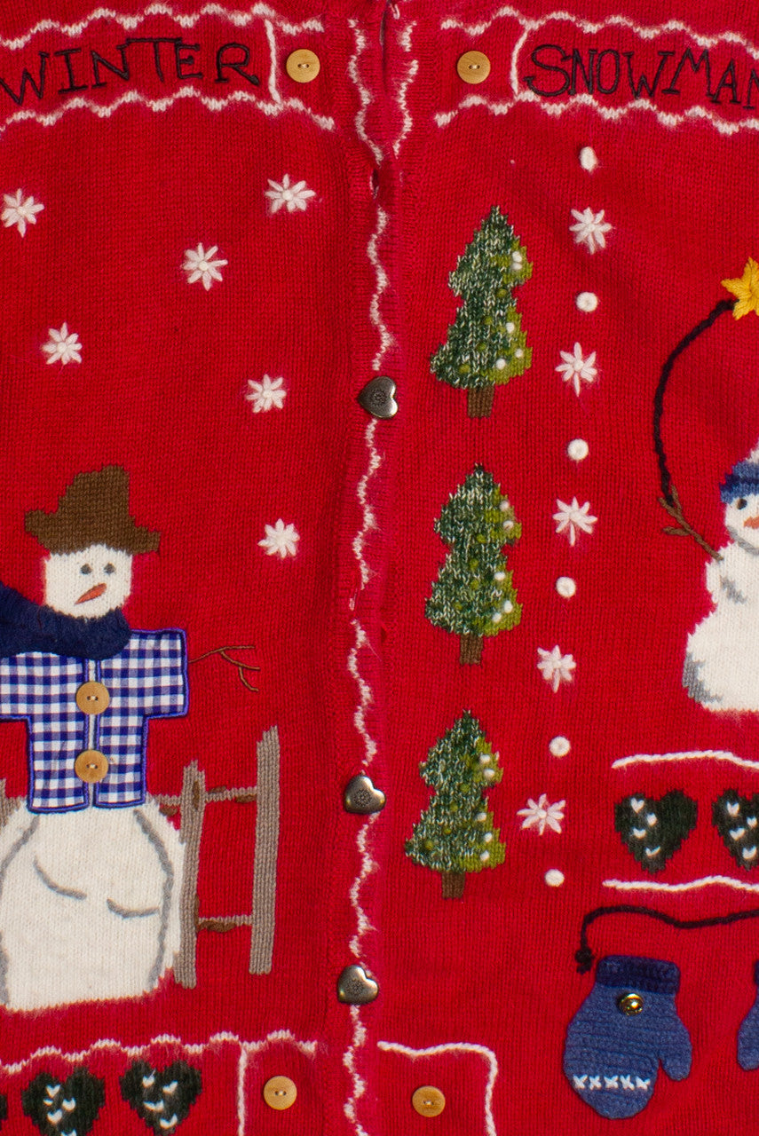Red Ugly Christmas Cardigan 60136