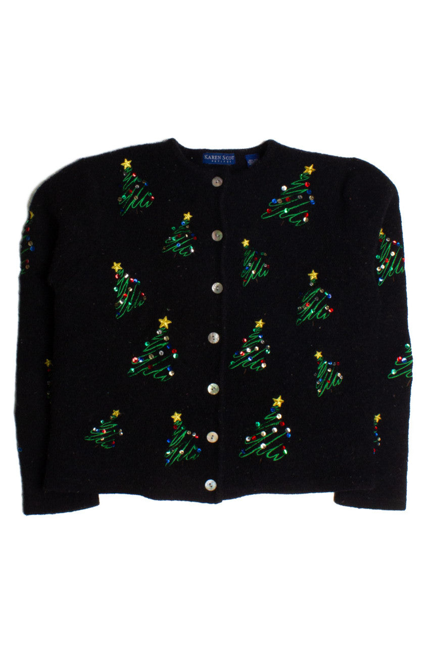 Black Ugly Christmas Cardigan 60137