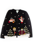 Black Ugly Christmas Cardigan 60138