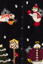 Black Ugly Christmas Cardigan 60138